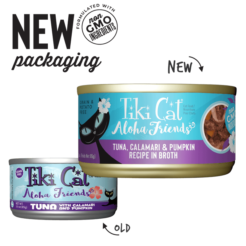 Tiki Cat Aloha Friends Tuna, Calamari & Pumpkin
