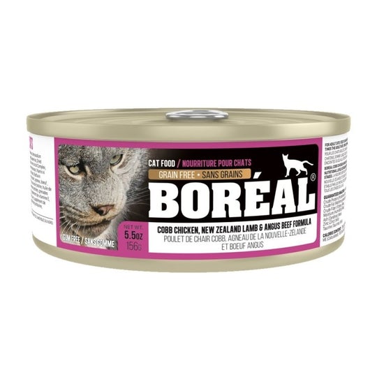 BOREAL Cobb Chicken New Zealand Lamb and Angus Beef Wet Cat Food