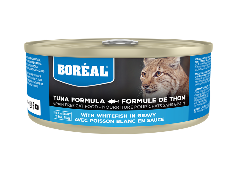 BOREAL Red Tuna with Whitefish in Gravy Wet Cat Food