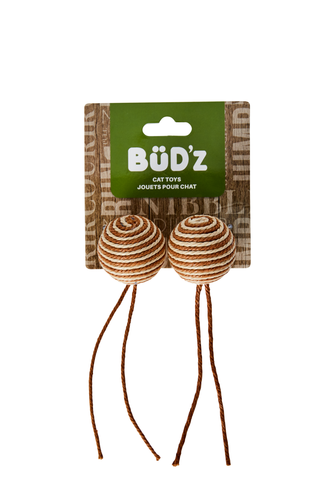 BuD'z - Ball with Cord Cat Toy