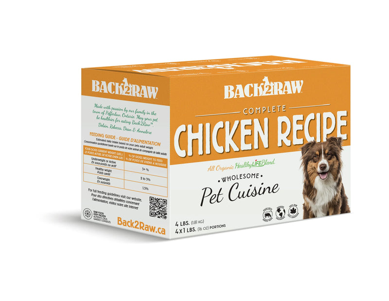 Back2Raw Complete Chicken Recipe (4LB Box)