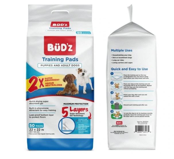 BuD'z Disposable Training Pads