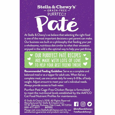 Stella and Chewy's Grain-Free Purrfect Pate Cage-Free Chicken Wet Cat Food