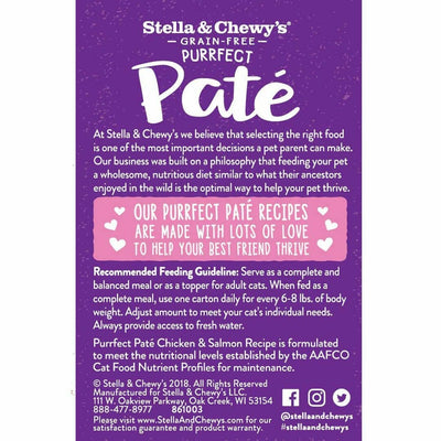 Stella and Chewy's Grain-Free Purrfect Pate Chicken & Salmon Wet Cat Food
