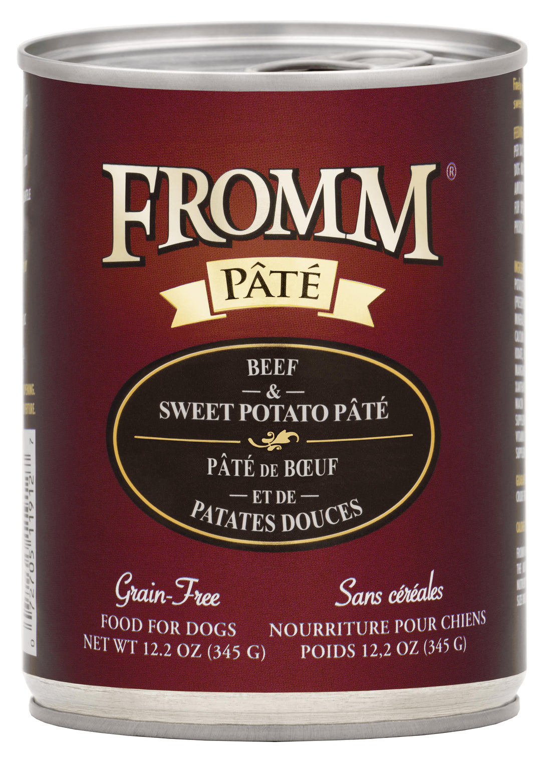Fromm Beef & Sweet Potato Pate Grain-Free Wet Dog Food