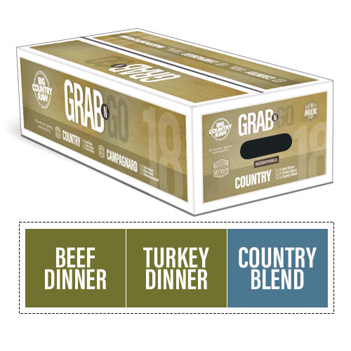 Big Country Raw Grab N Go Country – 18 Lb