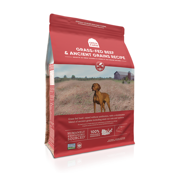 Open Farm Grass-Fed Beef & Ancient Grains Dog Food