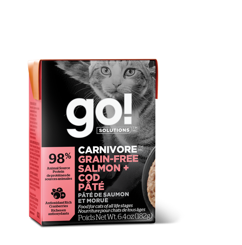 Go! Carnivore - GF Salmon + Cod Pate Wet Cat Food