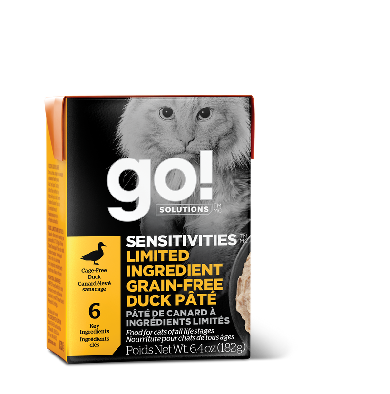 Go! Sensitivities - GF Duck Pate Wet Cat Food