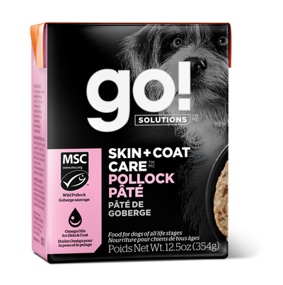 Go! Skin + Coat Pollock Pate Dog Food