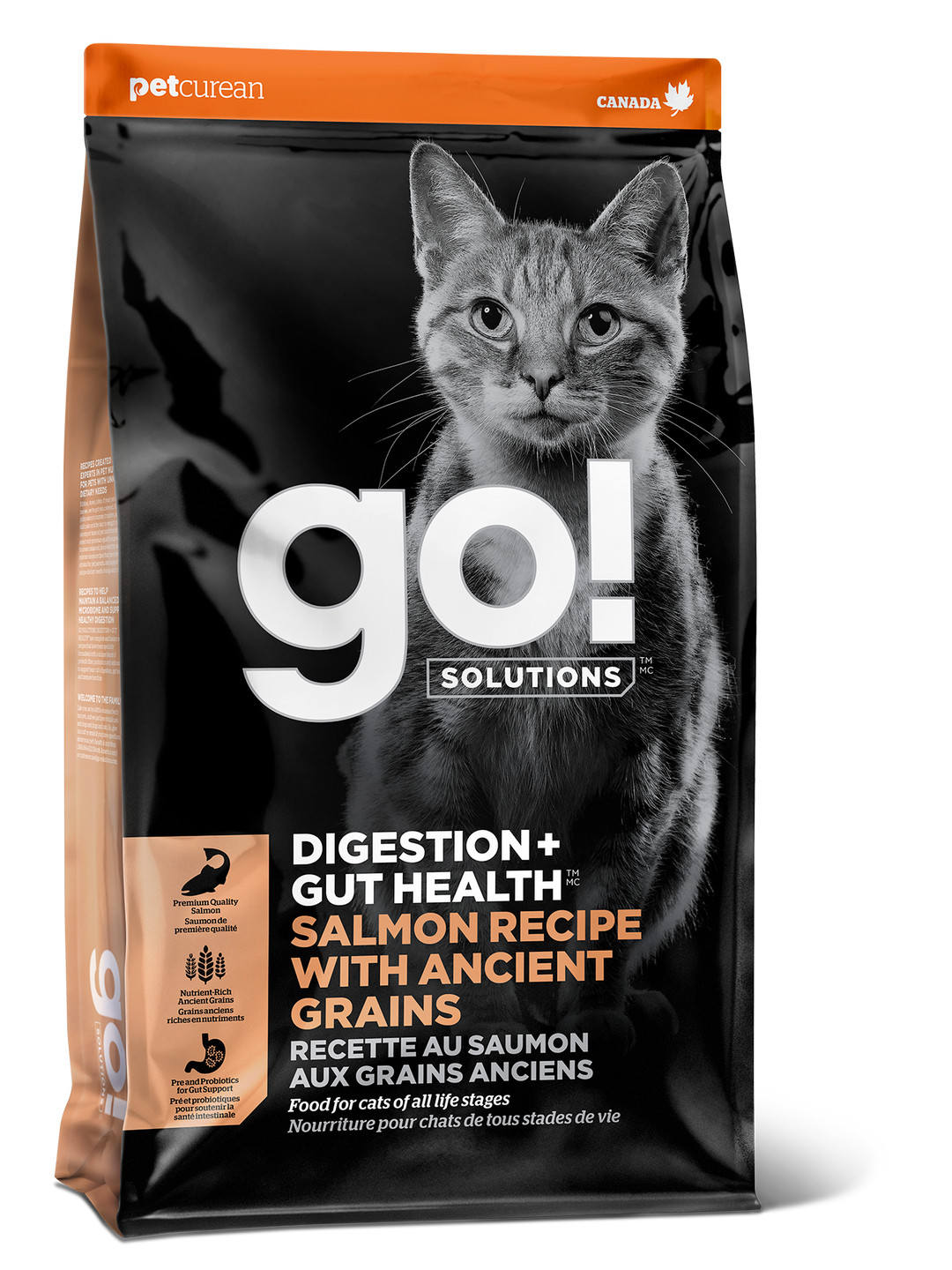 Go! Solutions Digestion + Gut Health Salmon Recipe With Ancient Grains Cat Food