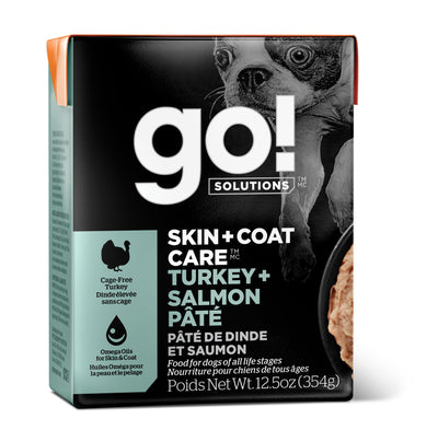 Go! Skin + Coat Turkey and Salmon Pate Dog Food