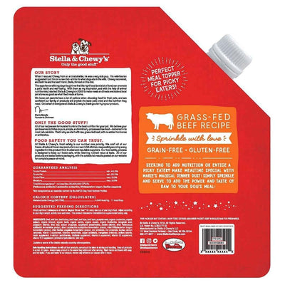 Stella & Chewy's Marie's Magical Dinner Dust Grass-Fed Beef Freeze-Dried Topper for Dogs