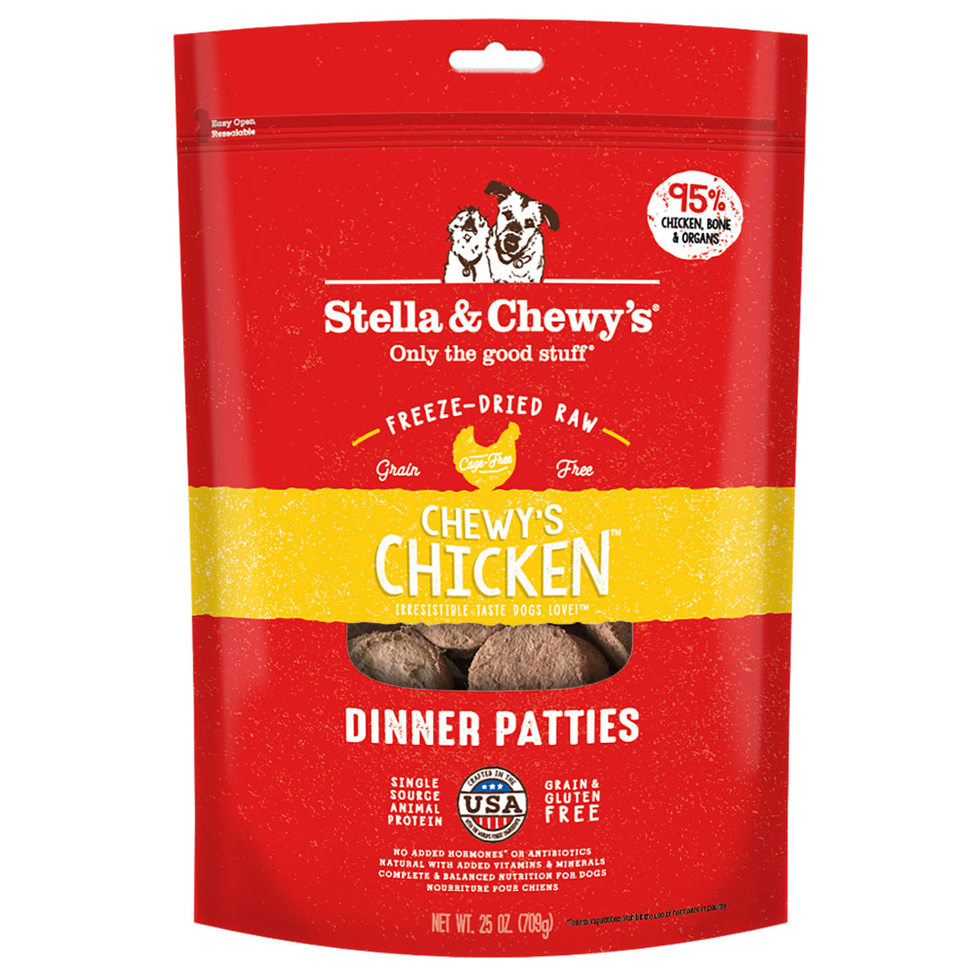 Stella & Chewy's Chicken Dinner Patties Freeze-Dried Raw Dog Food
