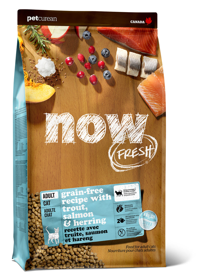 Now Fresh Adult Cat Food (Trout, Salmon & Herring)