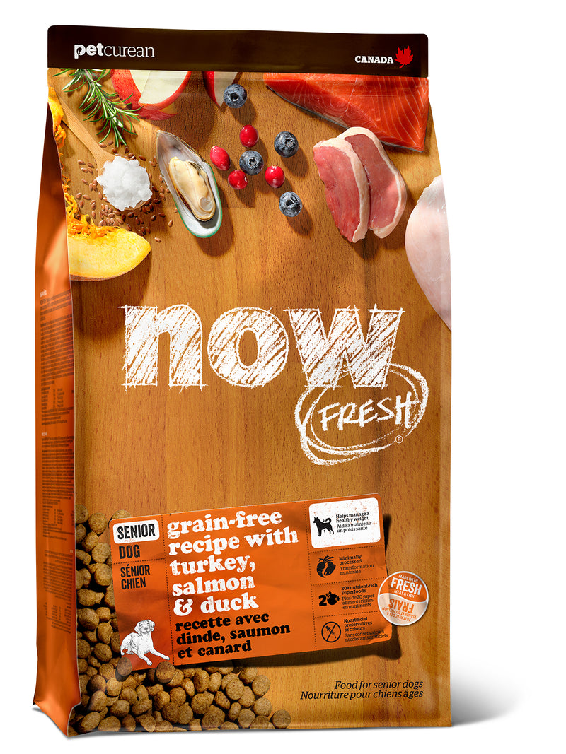 Now Fresh Senior Dog Food (Turkey, Salmon & Duck)