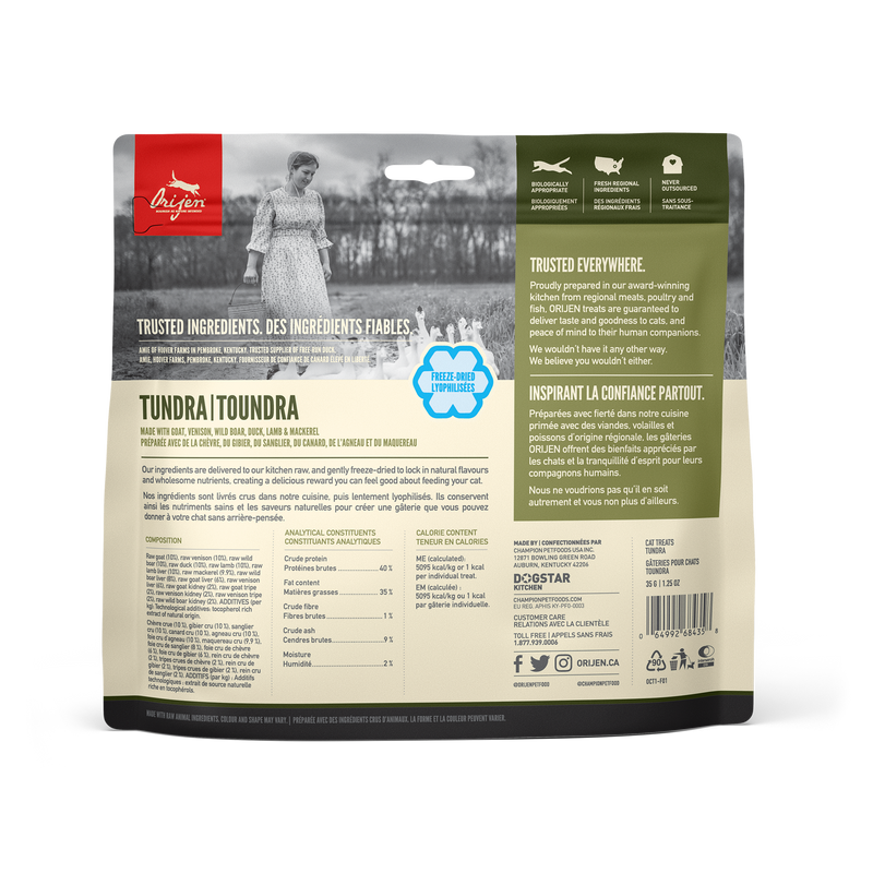 Orijen Tundra Freeze-Dried Cat Treats