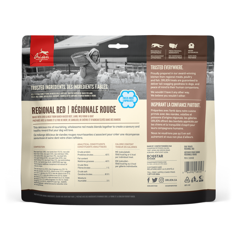 Orijen Regional Red Freeze-Dried Dog Treats