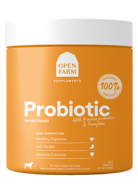 Open Farm Probiotic Supplement Chews For Dogs