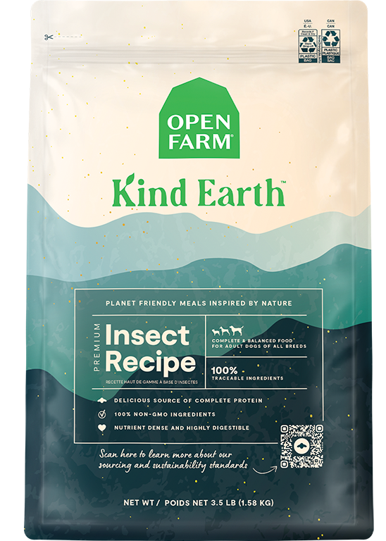 Open Farm Kind Earth Premium Insect Kibble Dog Food