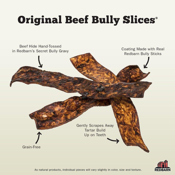 Redbarn Bully Slices Original Beef