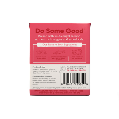 Open Farm Wild-Caught Salmon Rustic Stew Wet Dog Food