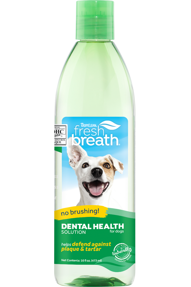 TropiClean Fresh Breath Dental Health Solution For Dogs