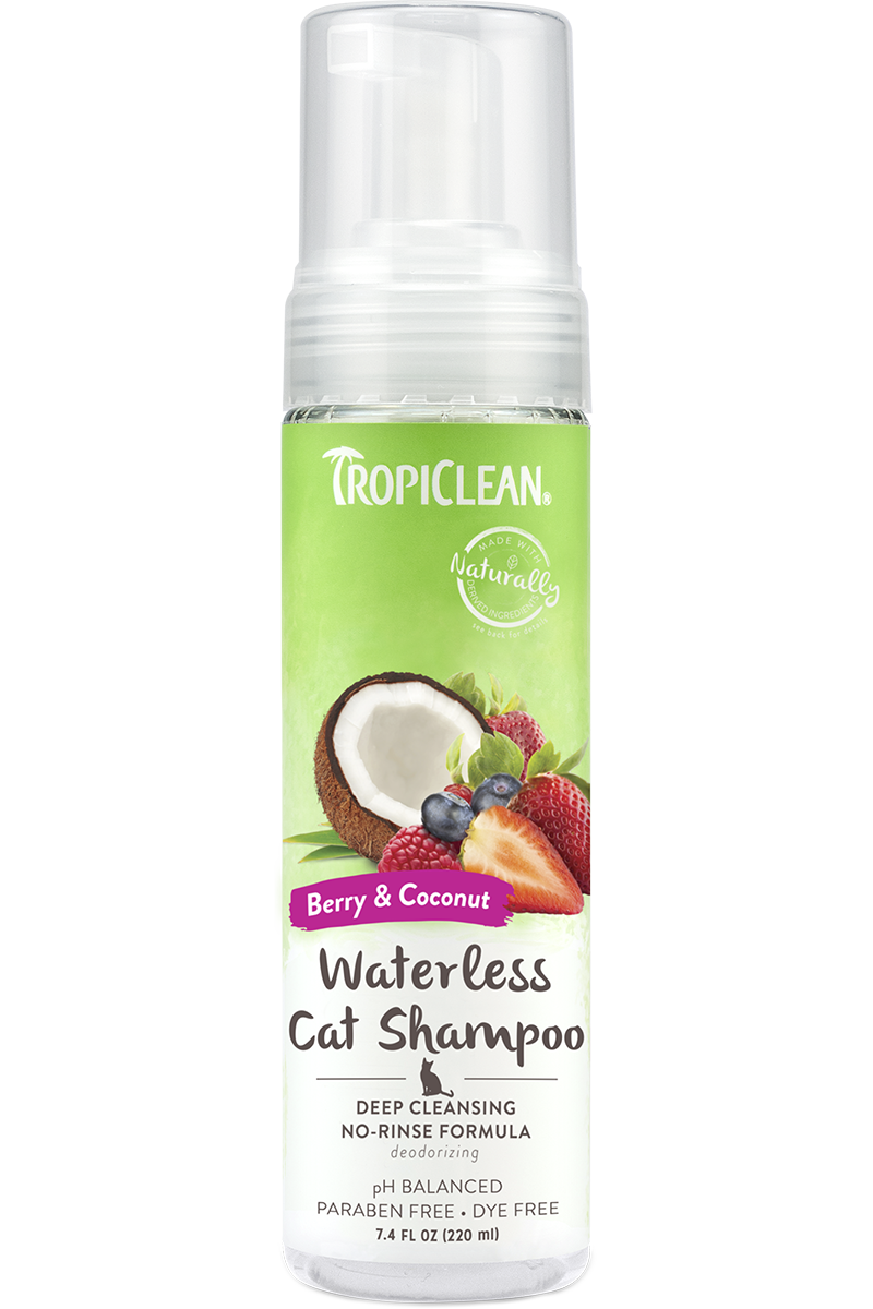 TropiClean Deep Cleaning Waterless Shampoo For Cats