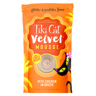Tiki Cat Velvet Mousse With Chicken In Broth