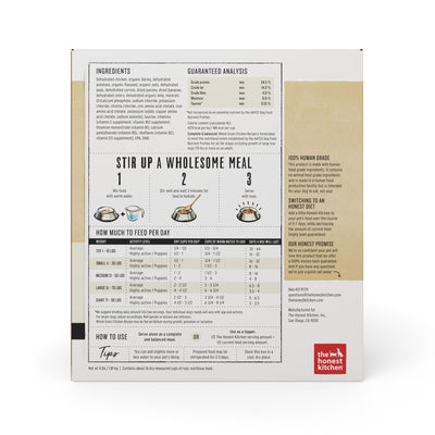 Honest Kitchen Whole Grain Chicken Dog Food