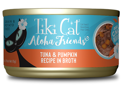Tiki Cat Aloha Friends Tuna & Pumpkin Recipe in Broth