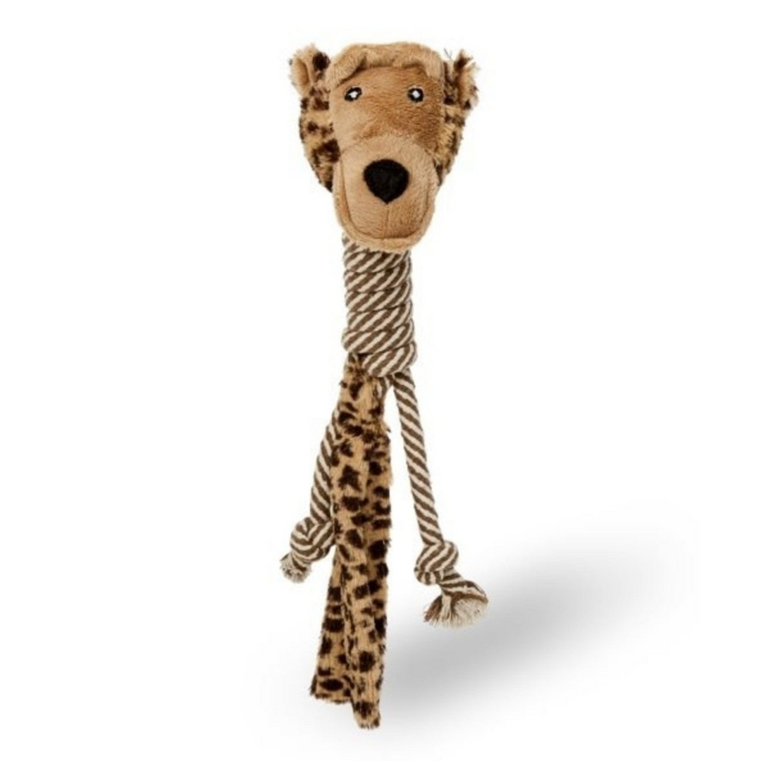 BuD'z - Monkey Plush Dog Toy With Long Neck