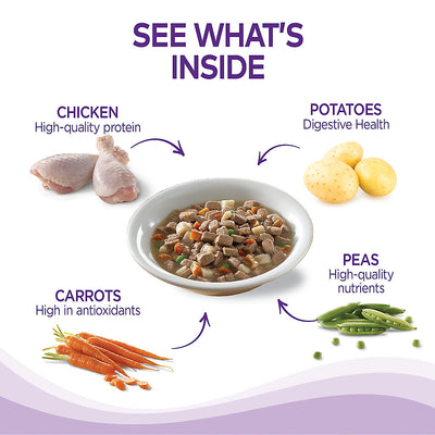 Wellness Chicken Stew with Peas & Carrots Grain-Free Canned Dog Food