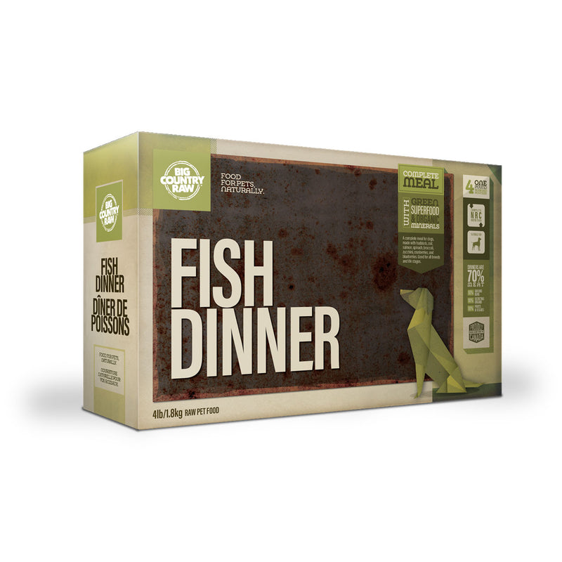 Big Country Raw Fish Dinner Carton – 4 Lb