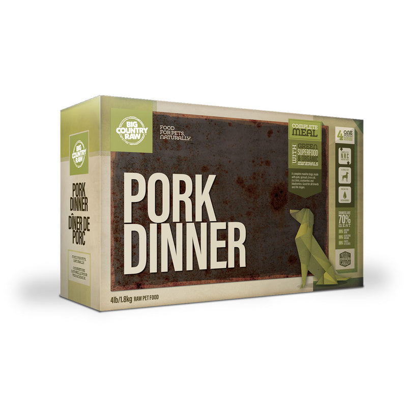 Big Country Raw Pork Dinner Carton – 4 Lb
