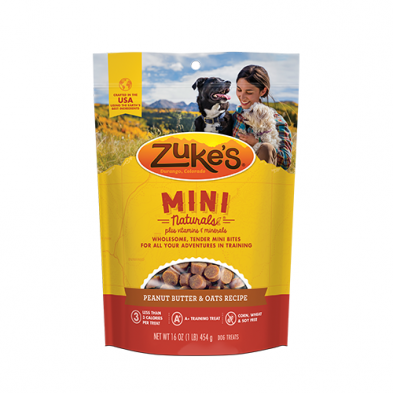 Zuke's Mini Naturals Peanut Butter & Oats Recipe Dog Treats