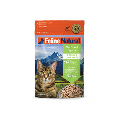 Feline Natural Chicken & Lamb Feast Freeze-Dried Cat Food
