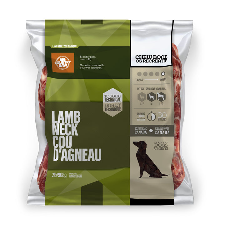 Big Country Raw Lamb Neck Bone - 2 LB