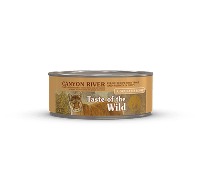 Taste of the Wild Canyon River Feline Recipe with Trout and Salmon in Gravy Wet Cat Food
