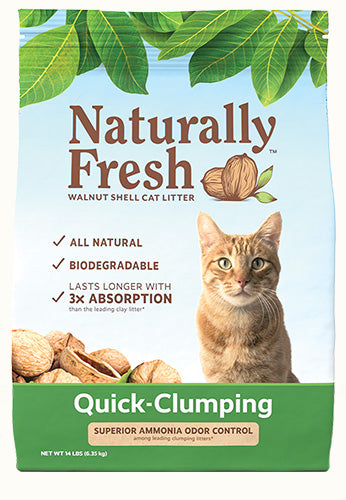 Naturally Fresh Unscented Quick-Clumping Walnut Cat Litter