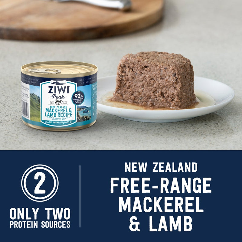 ZIWI Peak Mackerel & Lamb Wet Cat Food