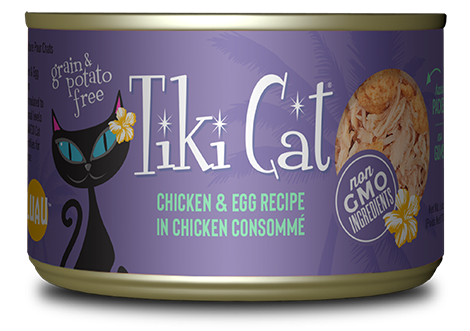 Tiki cat deals chicken and egg
