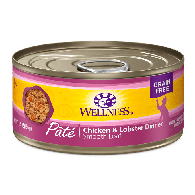 Wellness Complete Health Pate Chicken & Lobster Dinner Wet Cat Food