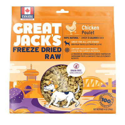 Great Jack's Chicken Freeze Dried Raw Dog Treats