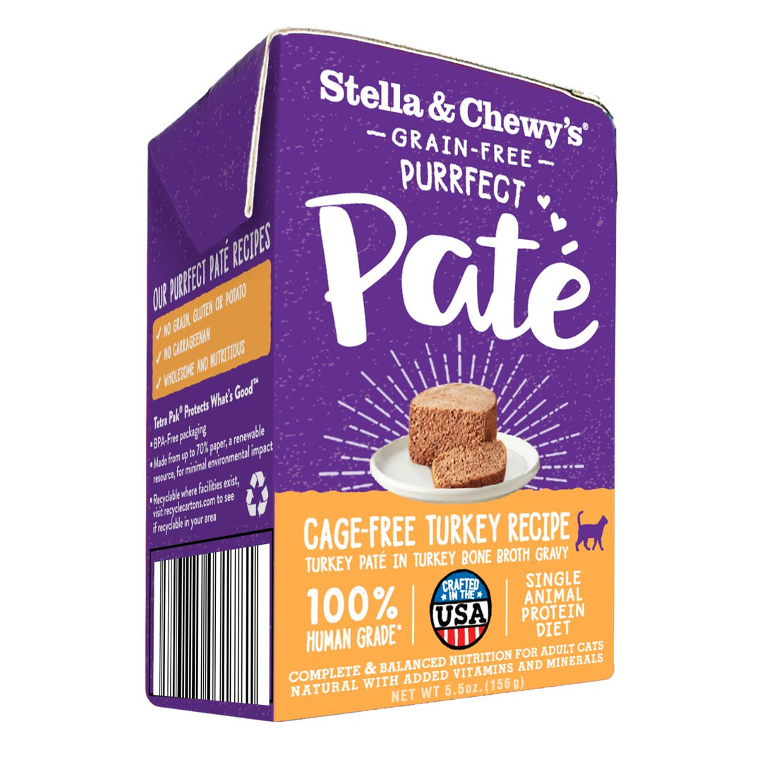 Stella and Chewy's Grain-Free Purrfect Pate Cage-Free Turkey Wet Cat Food