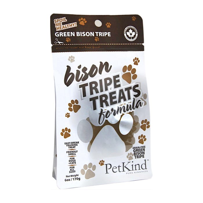 PetKind Green Bison Tripe Dog Treats