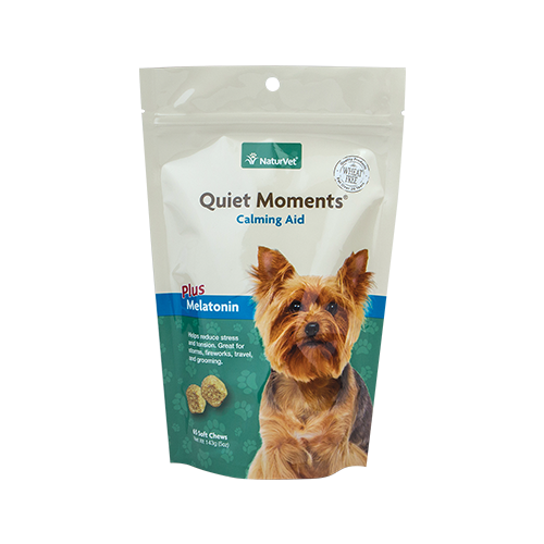 NaturVet Quiet Moments Soft Chews Calming Supplement for Dogs