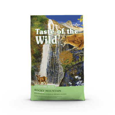 Taste of the Wild Rocky Mountain Feline Recipe with Roasted Venison & Smoked Salmon Cat Food