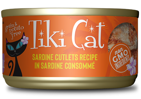 Tiki Cat Tahitian Grill Sardine Cutlets
