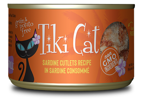 Tiki Cat Tahitian Grill Sardine Cutlets